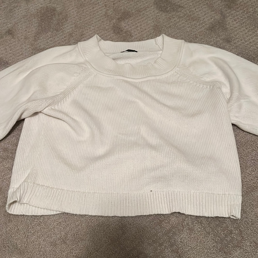 J Crew White Sweater